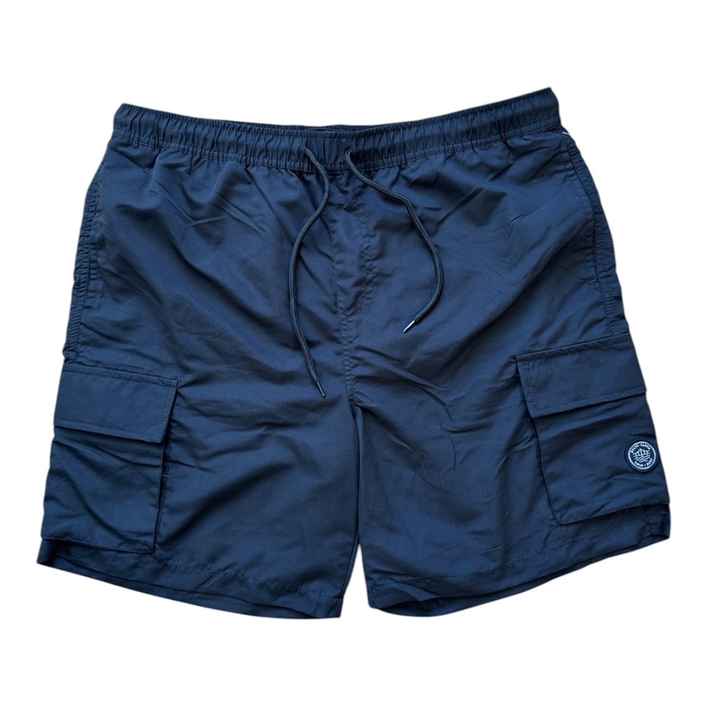 Brooklyn Cloth Men’s Size Large-  Volley Swim Trunks - Lined -Black- NWT
